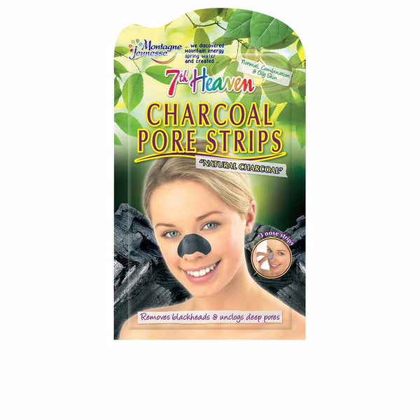 Charcoal pore strips 3 kpl - 7TH HEAVEN