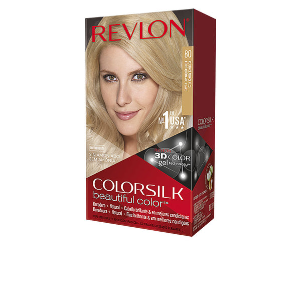 Colorsilk väriaine #80-vaalea tuhkablondi 1 kpl - REVLON MASS MARKET