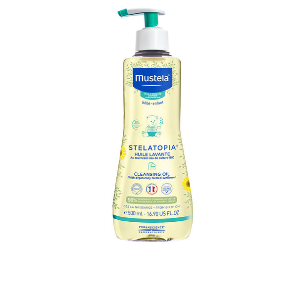 Stelatopia kylpy- ja suihkuöljy 500 ml - MUSTELA