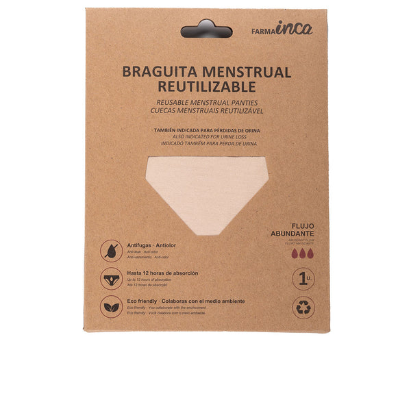 Menstrual Panties Super Absorption #Nude Size S 1 Unit