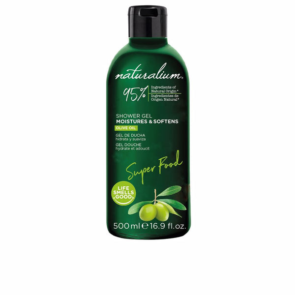 Super food oliiviöljy kosteuttava suihkugeeli 500 ml - NATURALIUM