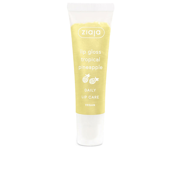 Lip balm with shimmer tropical pineapple 12 ml - ZIAJA