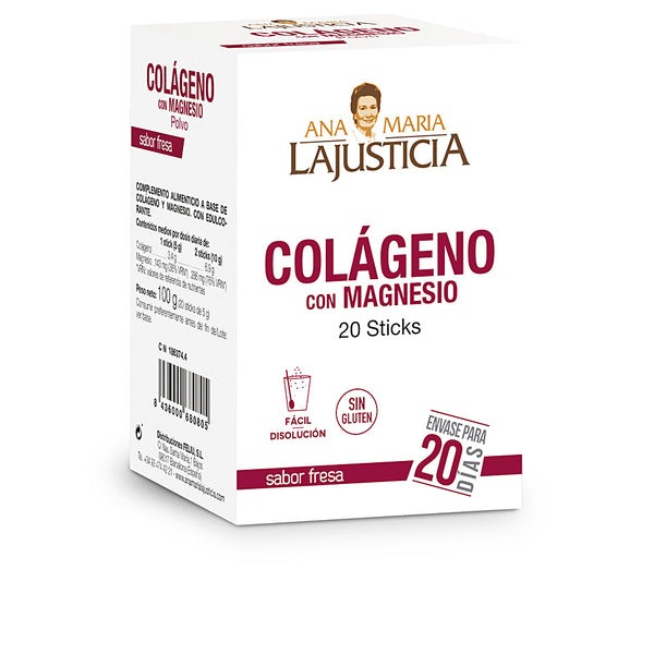 Colágeno Con Magnesio Sabor Fresa 20 Sticks