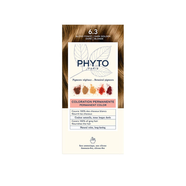 Phytocolor #6.3-Rubio Oscuro Dorado 4 U