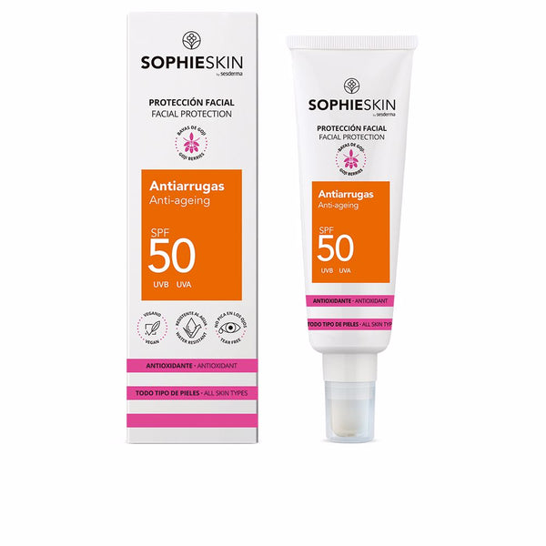 Sophieskin kasvoille tarkoitettu aurinkovoide ryppyjä vastaan spf50 50 ml - SOPHIESKIN