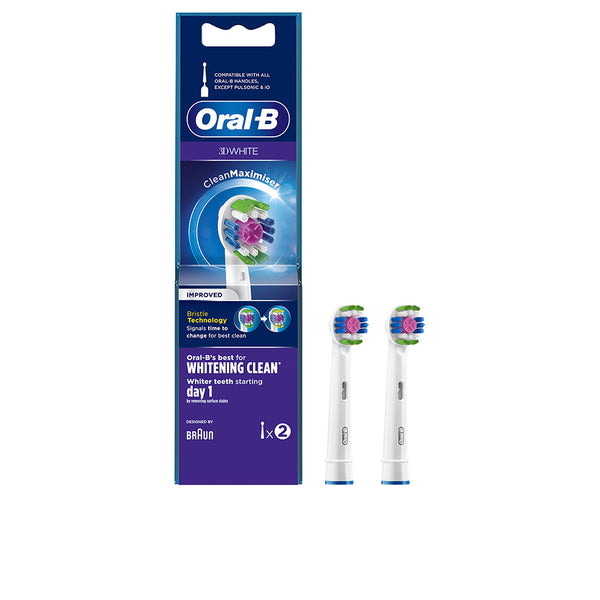 3d white whitening clean pääosat 2 kpl - ORAL-B