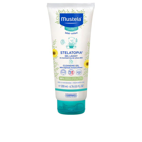 Stelatopia kylpygeeli 200 ml - MUSTELA