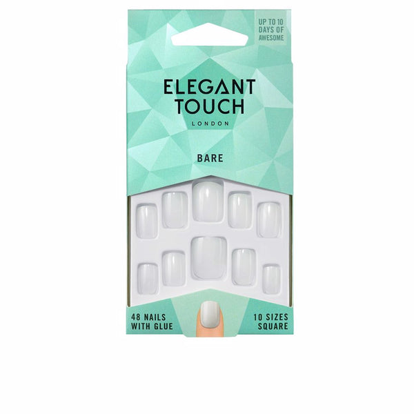 Totally bare kynnet liimalla #square-001 48 kpl - ELEGANT TOUCH