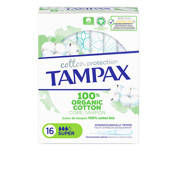 Tampax organic super tamponi 16 kpl - TAMPAX