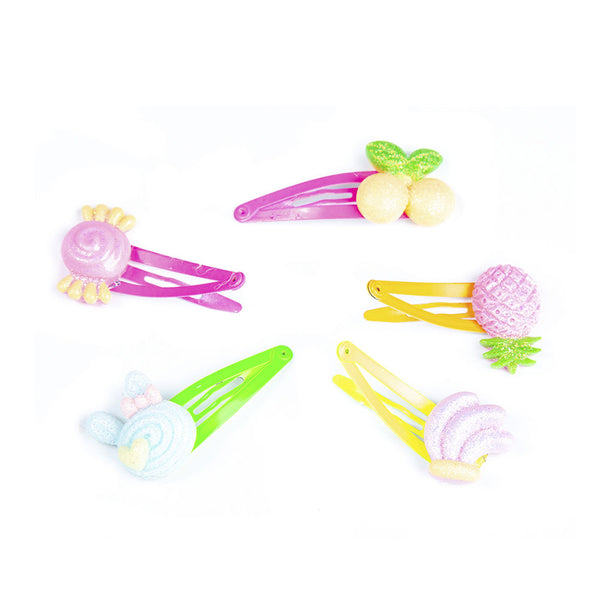Clips hedelmäkoristeilla 4.5 cm 5 kpl - INCA