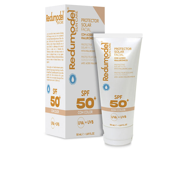 Sun care värillinen kasvoaurinkovoide spf50+ 50 ml - REDUMODEL