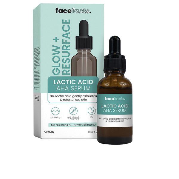 Glow+ resurface maitohappo aha seerumi 30 ml - FACE FACTS