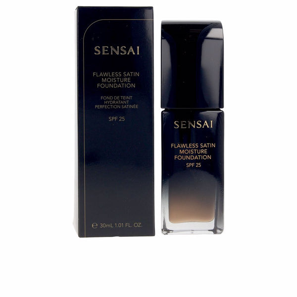 Sensai flawless satin foundation spf25 #204,5-lämmin beige 30 ml. - SENSAI