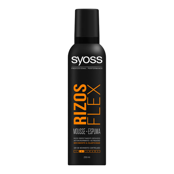 Rizos flex mousse määritellyille kiharoille 250 ml - SYOSS