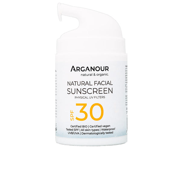 Natural&organic kasvoille tarkoitettu aurinkovoide spf30 50 ml - ARGANOUR
