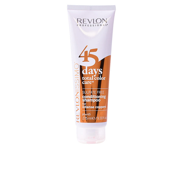 45 days hoitoaine shampoo intensiivisille kupareille 275 ml - REVLON