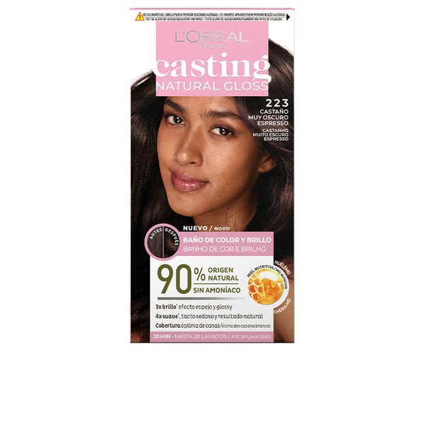 Casting natural gloss #223-castaño muy oscuro espresso 180 ml - L'ORÉAL PARIS