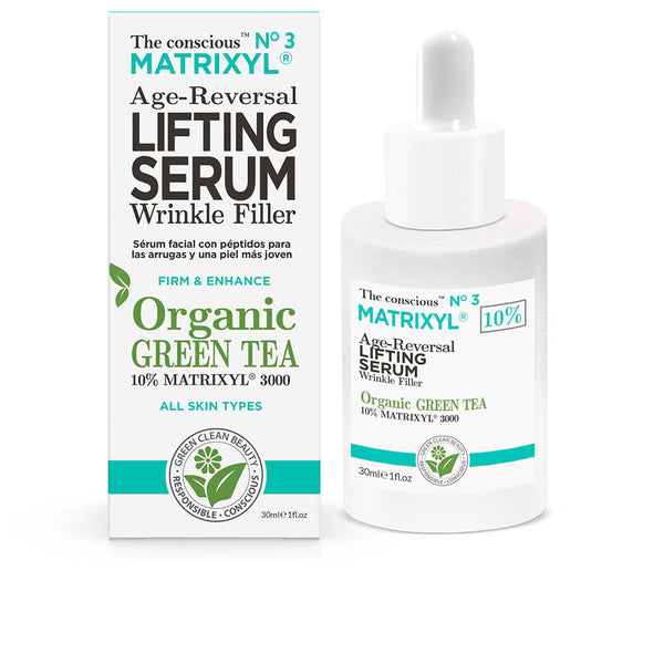 Matrixyl® ikääntymisen vastainen lifting-seerumi, luomuvihreä tee 30 ml - THE CONSCIOUS