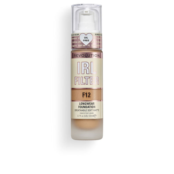 Irl filter pitkäkestoinen meikkivoide #f12 23ml - REVOLUTION MAKE UP