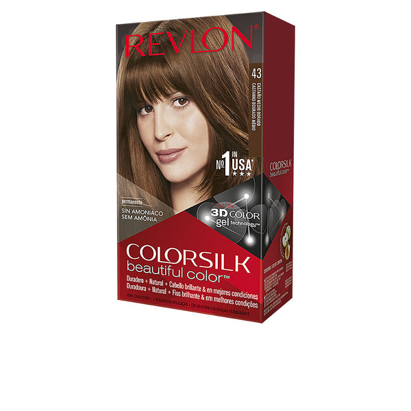 Colorsilk väriaine #43-keskiruskea kultainen 1 kpl - REVLON MASS MARKET