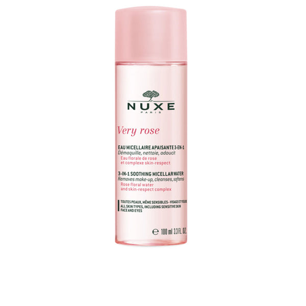 Very rose rauhoittava misellivesi 3in1 kaikille ihotyypeille 100 ml - NUXE