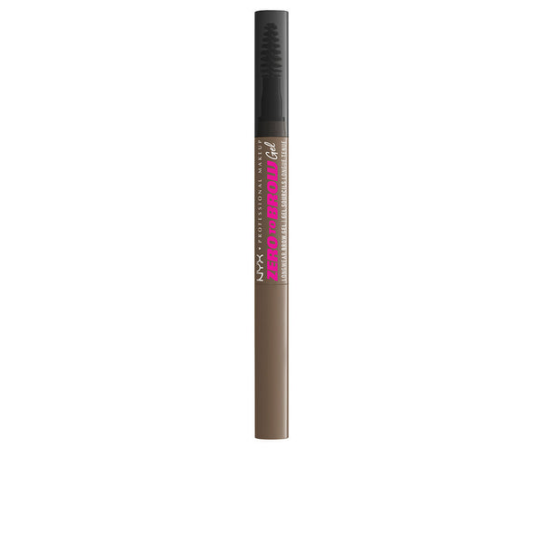 Zero to brow geeli #02-tuhka ruskea 2 ml - NYX PROFESSIONAL MAKE UP