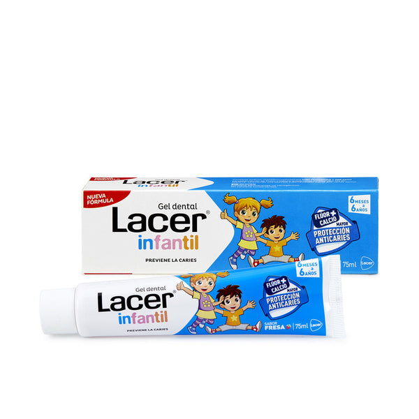 Infantil hammasgel, mansikka, 75 ml - LACER