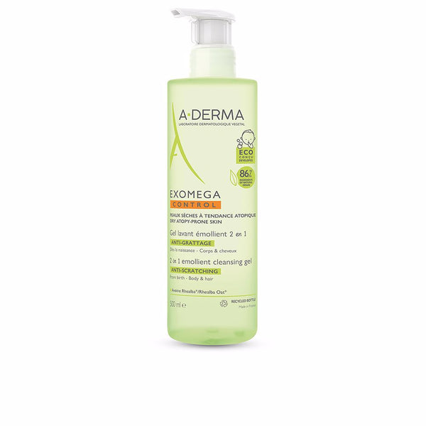 Exomega control emollienttigeeli 2in1 500 ml - A-DERMA