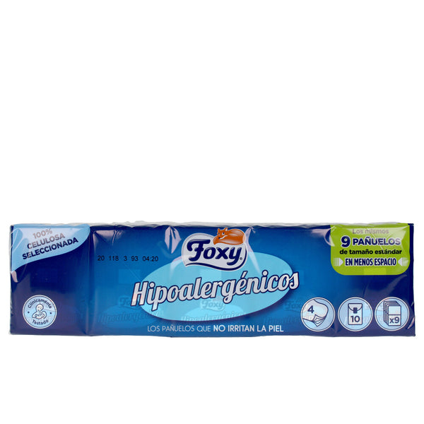 Hipoalergenicos nenäliinat 10 x 9 kpl - FOXY