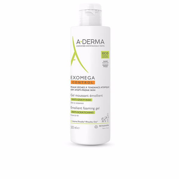 Exomega control pehmentävä vaahtoava geeli 500 ml - A-DERMA