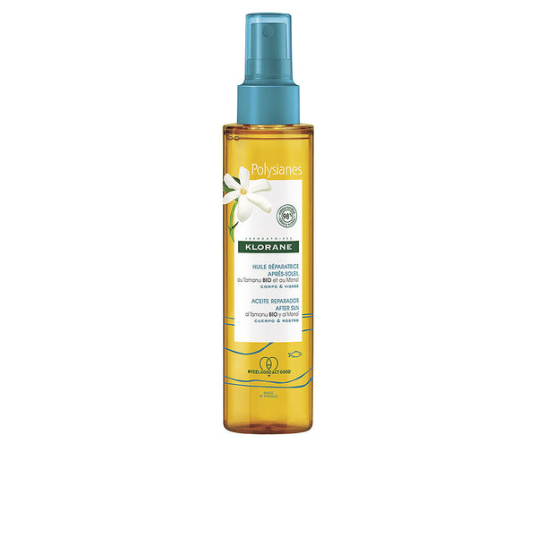 Polysianes monoï y tamanu bio korjaava öljy auringonoton jälkeen 150 ml - KLORANE