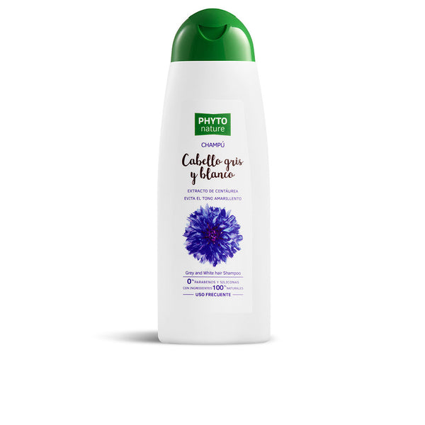 Phyto nature harmaiden ja valkoisten hiusten shampoo 400 ml - LUXANA