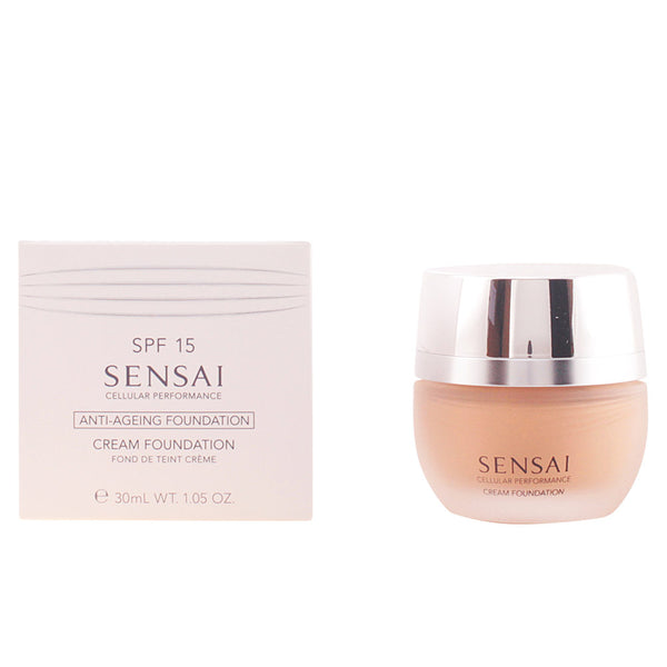 Sensai cp cream foundation spf15 #cf24-amber beige - SENSAI