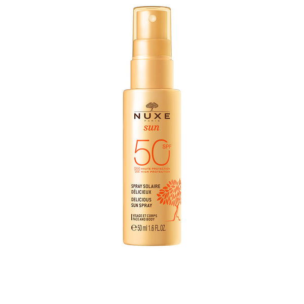 Nuxe sun herkullinen kasvojen ja vartalon suihke spf50 50 ml - NUXE