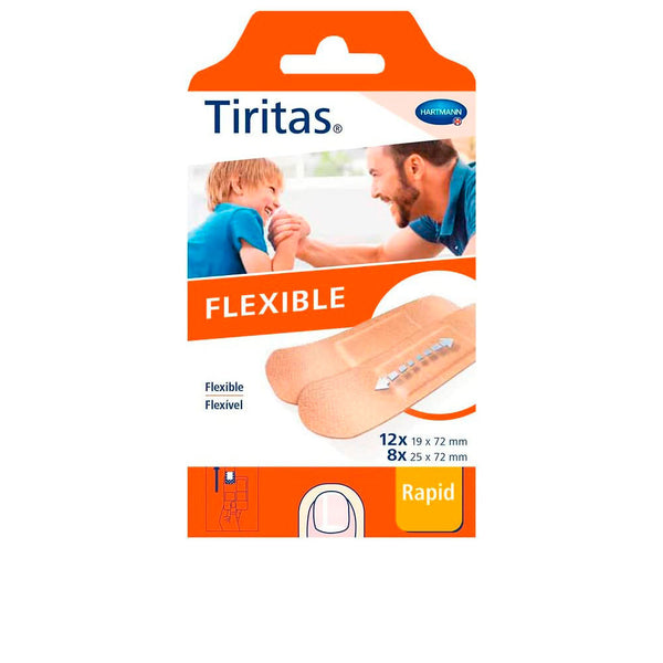 Tiritas flexible rapid lajitelma 2 kokoa 20 kpl - HARTMANN