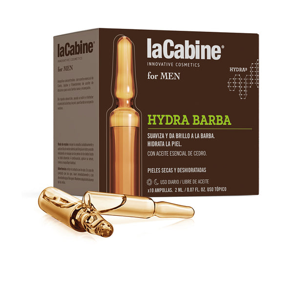 La cabine for men ampollat hydra partaalle 10 x 2 ml - LA CABINE