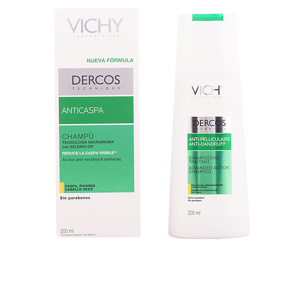 Dercos anti-pelliculaire secs hoitoaine shampoo 200 ml - VICHY