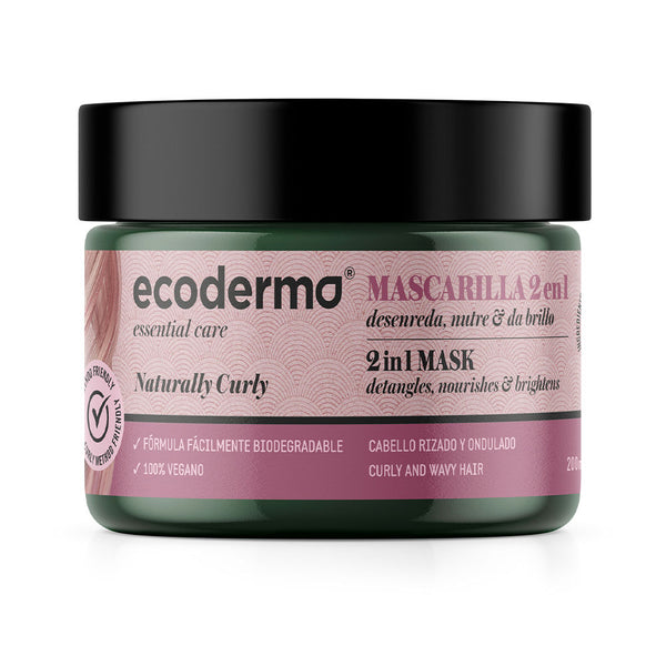 Naturally curly 2 in 1 -naamio 250 ml - ECODERMA