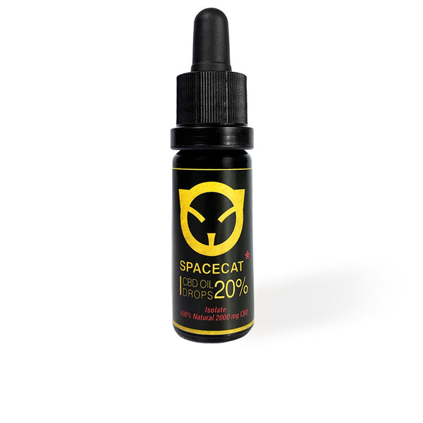 Cbd öljy 20% (2000mg) täysi spektri, runsaasti kannabidiolia 10 ml - SPACECAT