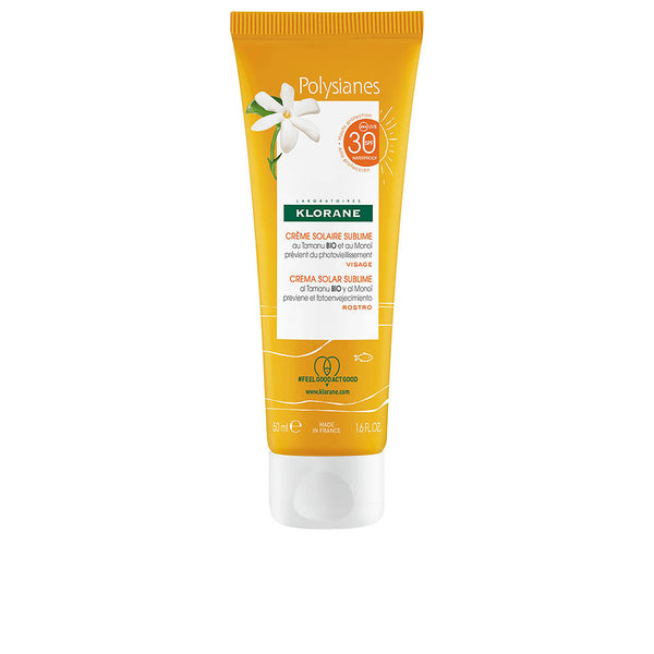 Polysianes monoï y tamanu bio erinomainen aurinkovoide spf30 50 ml - KLORANE