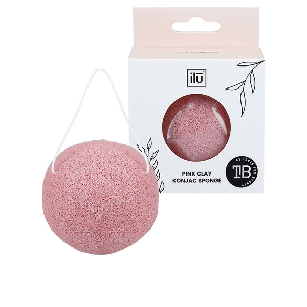 Konjac sieni #pink clay 1 kpl - ILU