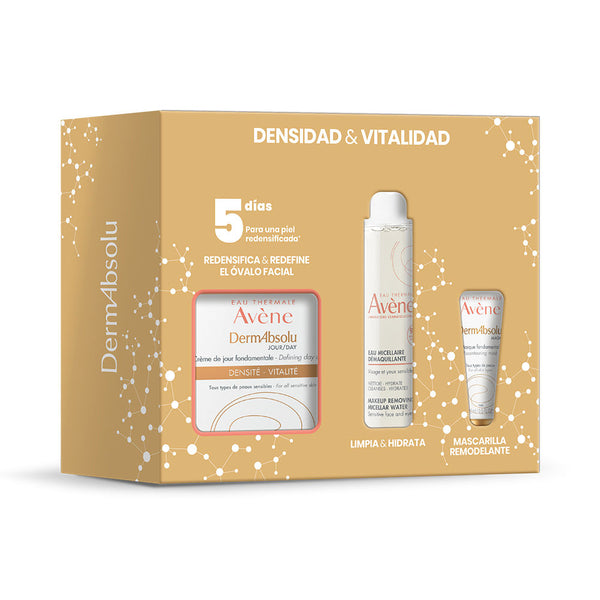 Dermabsolu Crema Día Esencial + Mask + Micelar Lote 3 Pz