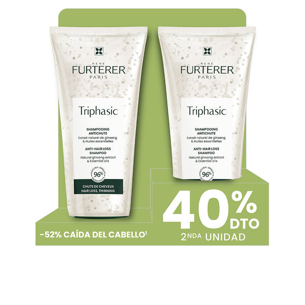 Triphasic anti-hair loss shampoo, erä 2 x 200 ml - RENE FURTERER