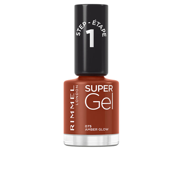 Super gel kynsilakka #075-amber glow 12 ml - RIMMEL LONDON