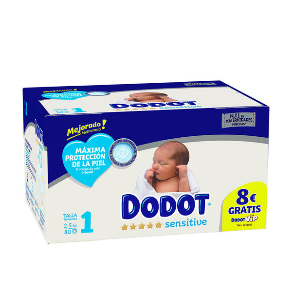Dodot sensitive rn koko 1 vaipat 2-5 kg 80 kpl - DODOT