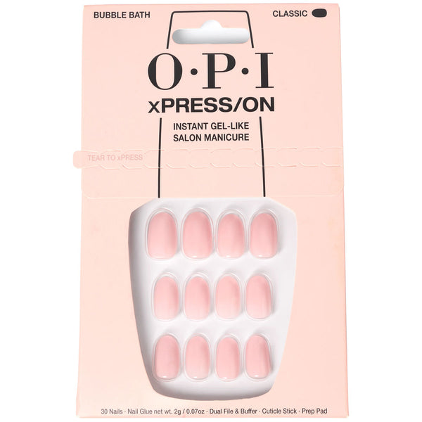 Opi Xpress/On Artificial Nails Iconic Shades #Bubble Bath 30 U