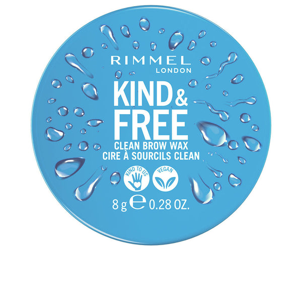 Kind & free clean brow wax #001-clear 8 g - RIMMEL LONDON
