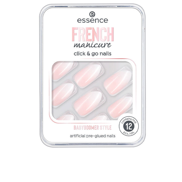 French manikyyri click & go kynnet keinotekoiset kynnet #02-babyboomer tyyli - ESSENCE