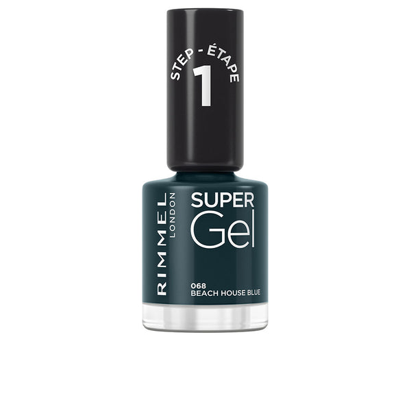 Super gel kynsilakka #068-beach house blue 12 ml - RIMMEL LONDON