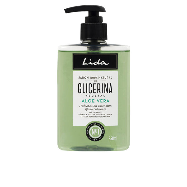Lida 100% Natural Soap Hands Glycerin And Aloe Vera 250 Ml